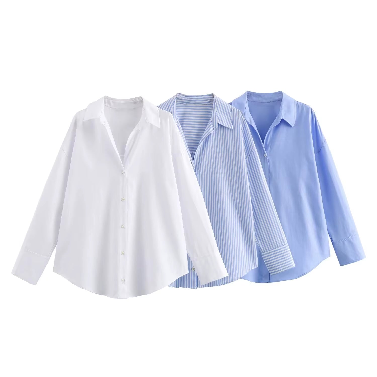 Chemise casual chic blanche 