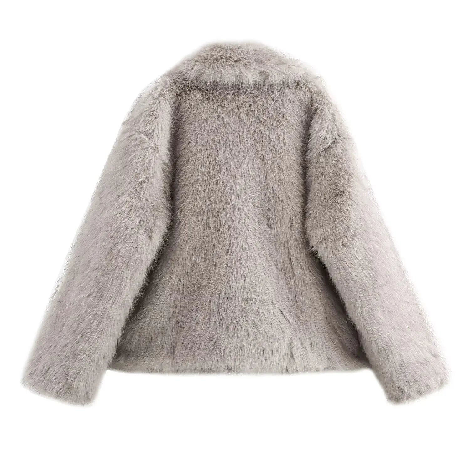 Manteau Fourrure ANYA | Taupe