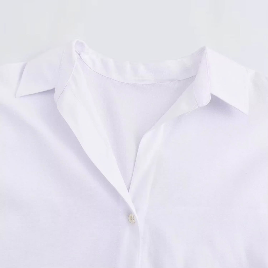 Chemise casual chic blanche 